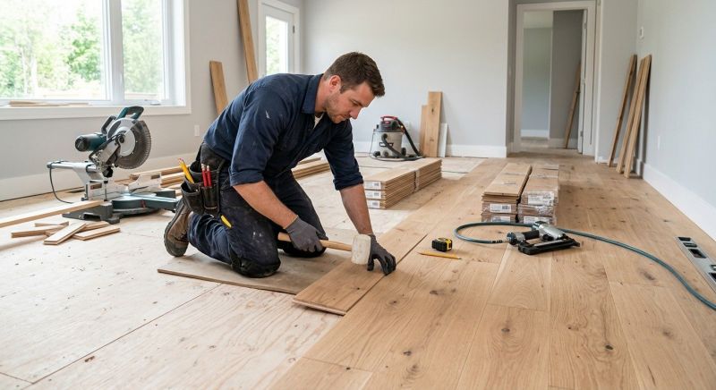 Walnut Flooring Installation in Manassas, VA