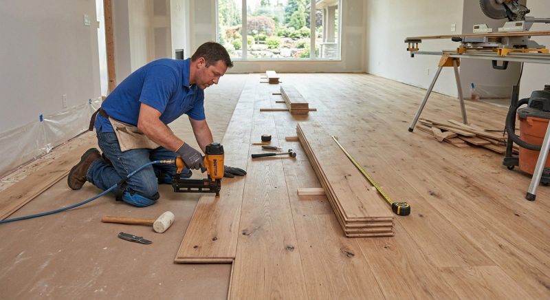 Wide Plank Floor Installation in Austin, TX