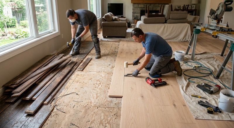 Wood Floor Replacement in Manassas, VA